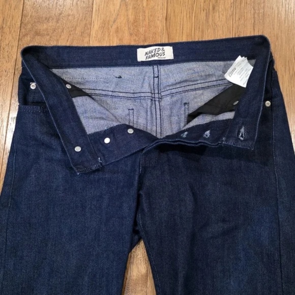 Naked and Famous Spring Garden Selvedge Jeans Super Guy - Picture 6 of 9
